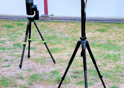 Jumelles et appareil laser astronomique - Nuit européenne des Musées