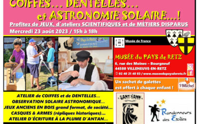Retour sur l’animation Coiffes, Dentelles et Astronomie Solaire