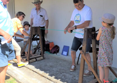 Atelier corderie avec la Corderie Plantive